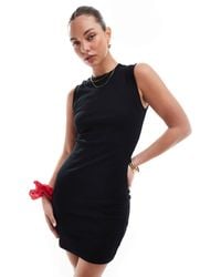 ASOS - 90S Ribbed Built Up Mini Tank Dress - Lyst