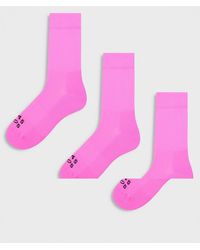 4505 - Pack De 3 Pares De Calcetines Para Correr Con Soporte En El Puente Y Acabado Antibacteriano Icon De - Lyst