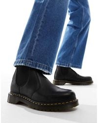 Dr. Martens - 2976 Fur Lined Chelsea Boots - Lyst
