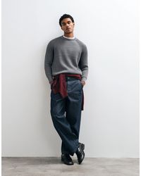 SELECTED - Pull en maille côtelée pêcheur - Lyst