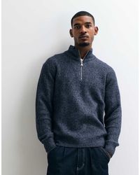 Jack & Jones - Oversized Fluffy Half Zip Jumper - Lyst