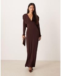 Gina Tricot - Draped Back Maxi Dress - Lyst