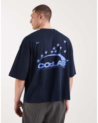 ASOS - Boxy Oversized T-shirt With Street Text Graphics - Lyst