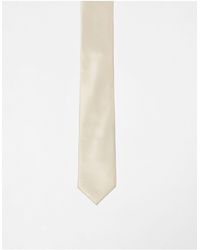 ASOS - Cravatta standard color pietra - Lyst