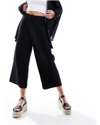 ASOS - Dad Culottes With Linen - Lyst