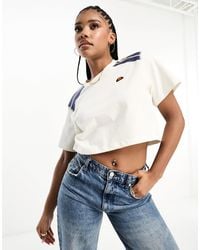 Ellesse - – iva – kurz geschnittenes t-shirt - Lyst