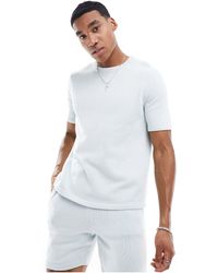 ASOS - Co-ord Midweight Knitted Cotton T-shirt - Lyst