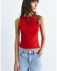 Pull&Bear - Tanktop Met Ronde Hals - Lyst