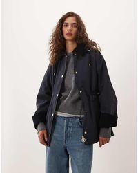 Barbour - Evelyn Showerproof Hooded Cinched Jacket - Lyst