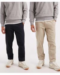 Jack & Jones - 2 Pack Straight Chino Trousers - Lyst