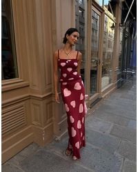 Never Fully Dressed - Dorris Satijnen Maxi-Rok Met Normale Taille - Lyst