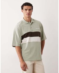 ASOS - Heavyweight Oversized Stripe Polo - Lyst