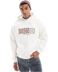 Abercrombie & Fitch - Logo Front Handcrafted Embroidery Hoodie - Lyst