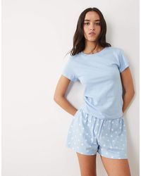 ASOS - Baby Tee & Pyjama Short Set - Lyst
