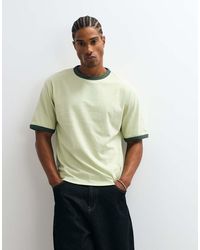 ASOS - Boxy Relaxed Ringer T Shirt - Lyst