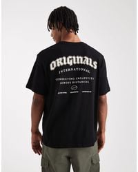 Jack & Jones - Oversize T-Shirt With Originals Print - Lyst