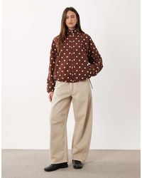 ASOS - Oversized Trackjack Met Bubbelzoom - Lyst