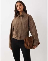 Mango - Funnel Neck Bomber Jacket - Lyst