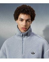 adidas Originals x ASOS - Oversized Overhead Half Zip Track Jacket - Lyst