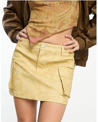 Bailey Rose - Faux Leather Mini Skirt - Lyst