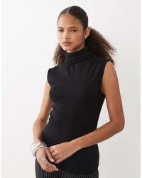 ASOS - Funnel Neck Tank Top - Lyst