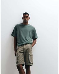 Abercrombie & Fitch - Cropped Premium Heavyweight T-shirt - Lyst