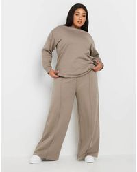 Yours Clothing - Wide Leg Joggers - Lyst