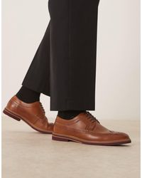 ASOS - – schnürschuhe im budapester-stil aus leder - Lyst