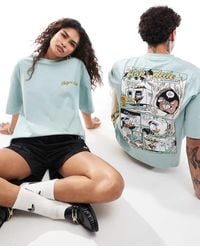 ASOS - Disney Unisex Oversized Boxy T-shirt With Chip & Dale Comic Prints - Lyst