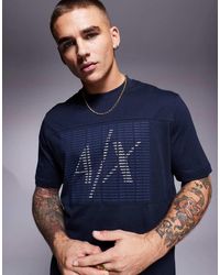 ARMANI EXCHANGE - Large Chest Logo T-Shirt - Lyst