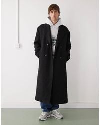 Weekday - Wool Blend Oversized Coat - Lyst
