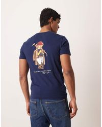 Polo Ralph Lauren - Back Print Society Polo Bear T-shirt - Lyst
