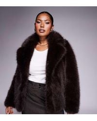 Forever New - Cappotto Color Cioccolato - Lyst
