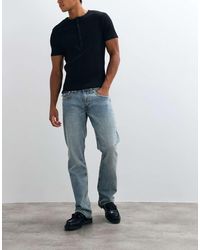 TRUE RELIGION - Ricky Straight Fit Flap Pocket Denim Jeans - Lyst