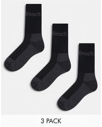 Bench - Zavala 3 Pack Marl Boot Socks - Lyst