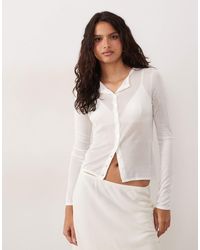 ASOS - Sheer Second Skin Cardigan - Lyst