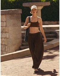Oysho - 100% Cotton Balloon Trousers - Lyst