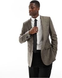 French Connection - Herringbone Suit Jacket - Lyst