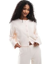 Miss Selfridge - – weiche, gerippte strickjacke - Lyst