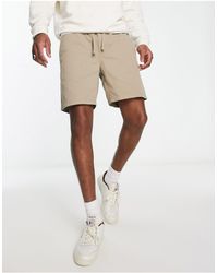 Only & Sons - Pull On Twill Shorts - Lyst