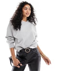 & Other Stories - Sweatshirt With Bold Shoulder And Pleated Cuffs - Lyst