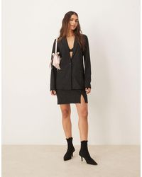 Jdy - Notch Front Mini Skirt - Lyst