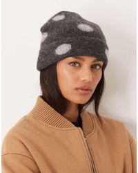 ASOS - Geborstelde Gebreide Beanie - Lyst
