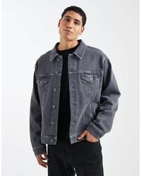 ASOS - Denim Trucker Jacket - Lyst
