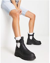 Buffalo - Aspha Coa Cutout Vegan Chelsea Boots - Lyst