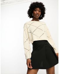 Noisy May - – pullover aus pointelle-strick - Lyst