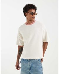 ASOS - Boxy Oversized T-shirt With Contrast Trim - Lyst