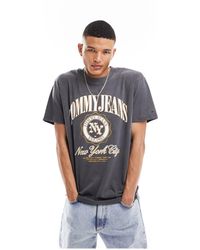 Tommy Hilfiger - Relaxed Luxe Varsity Logo T-shirt - Lyst