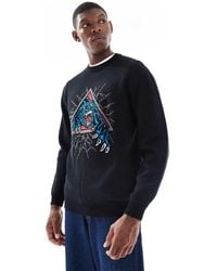 Santa Cruz - Regular Fit Knitted Graphic Jumper - Lyst