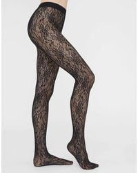 Calzedonia - Floral Lace Tights - Lyst